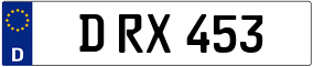 Truck License Plate